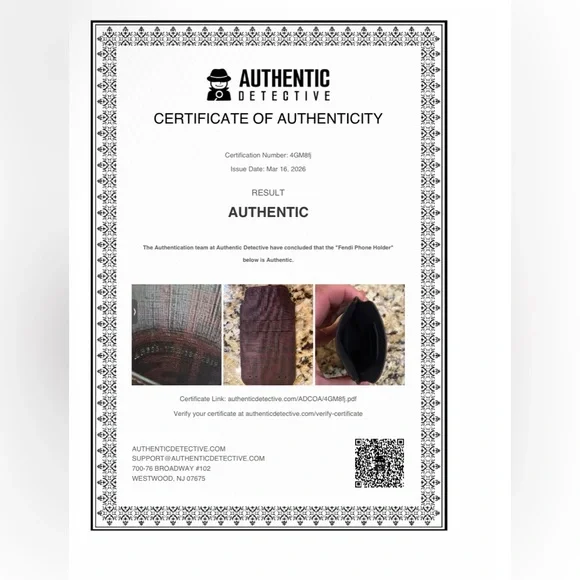 Fendi Burgundy Card Holder. Full inclusion with coa. - Picture 2 of 10